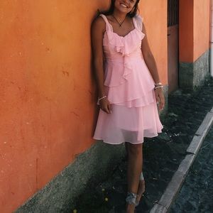 Blush Bebe Flowy Dress